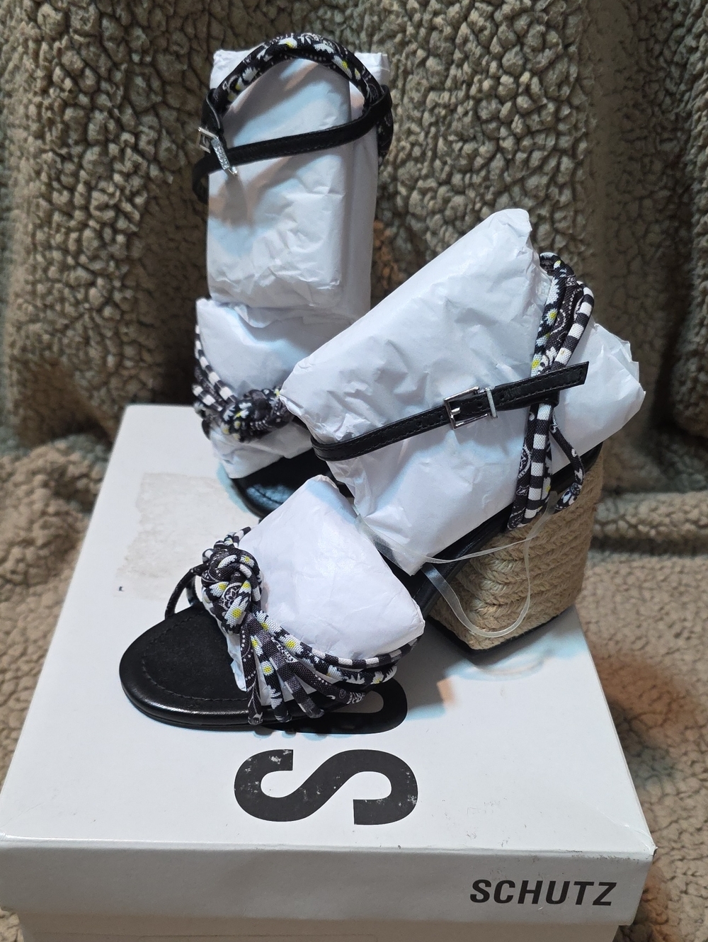 Schutz Dahra Block Heel Sandals